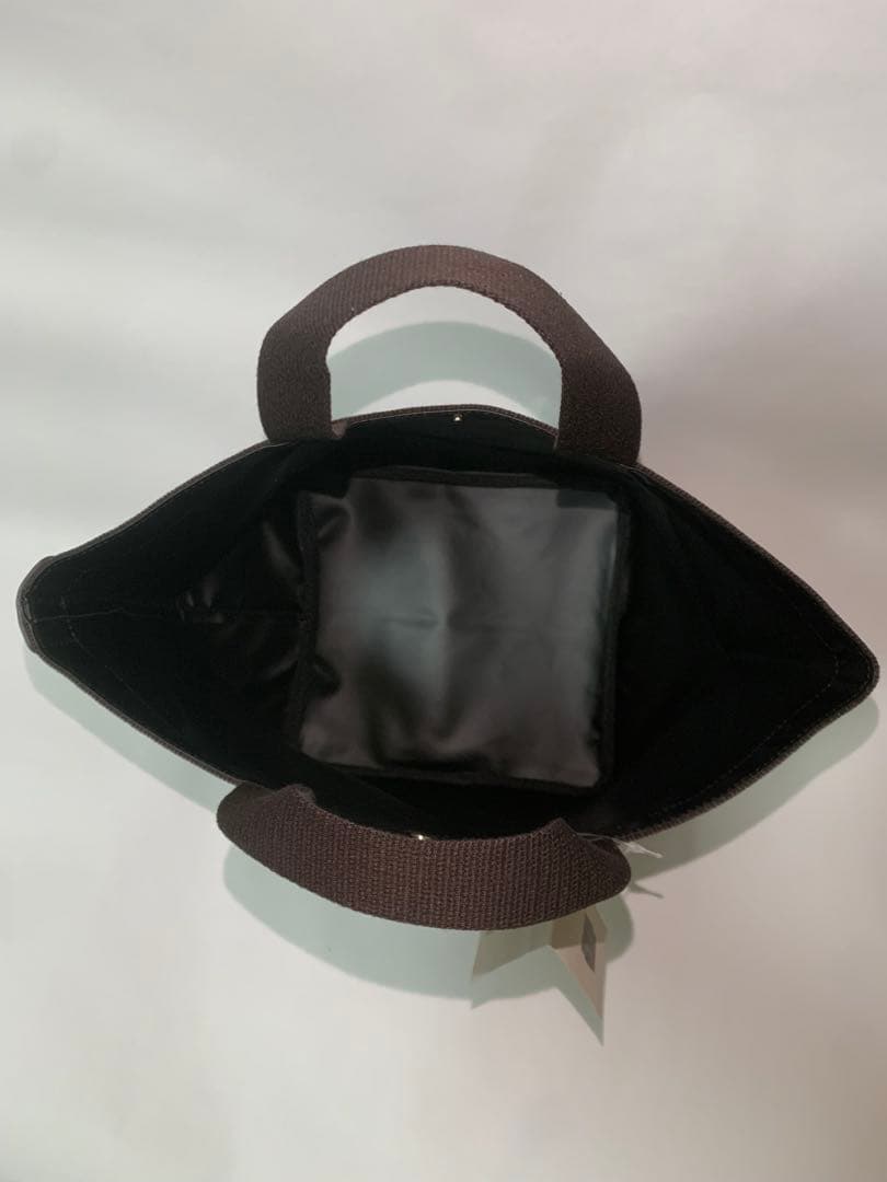 新品エルベシャプリエ 707c ノワール　ブラック舟形 トートバッグ M