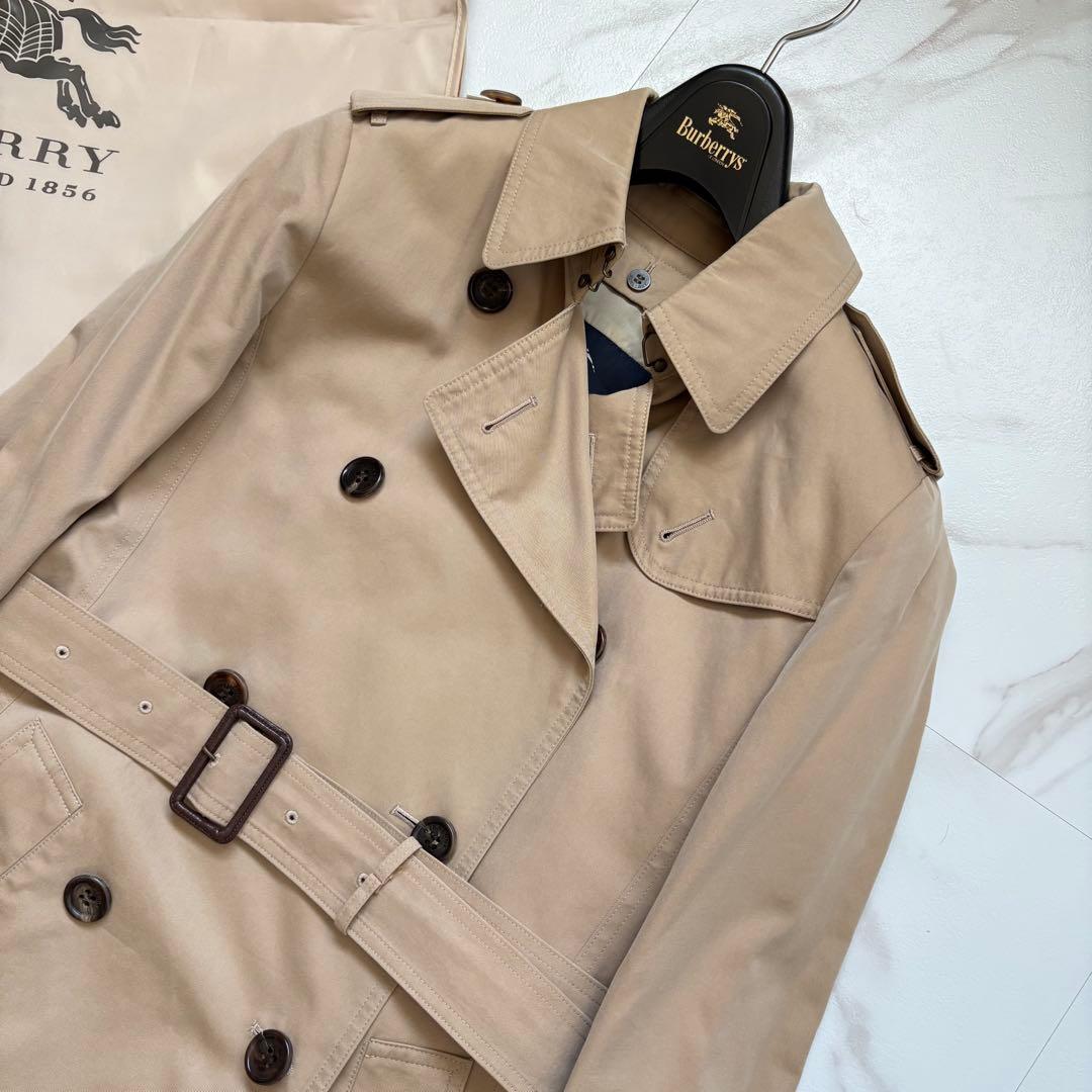 美品◆バーバリーロンドン ハニーベージュ ライナー付 トレンチコート 36
