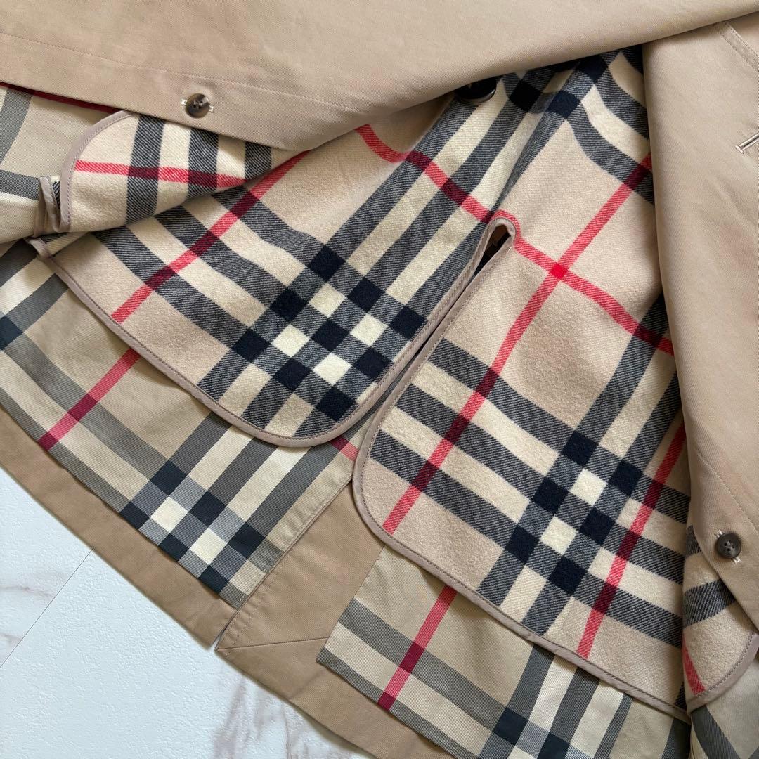 美品◆バーバリーロンドン ハニーベージュ ライナー付 トレンチコート 36