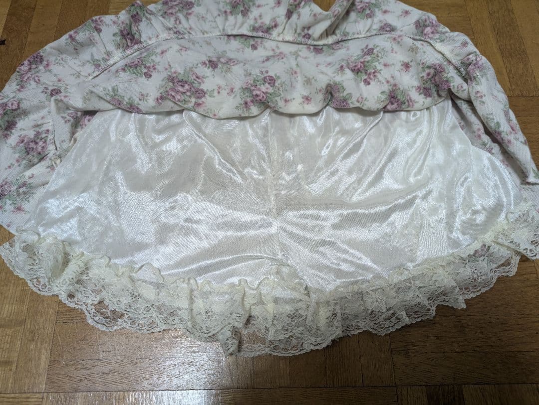 希少 リズリサ 平成 花柄 レース ミニスカート
