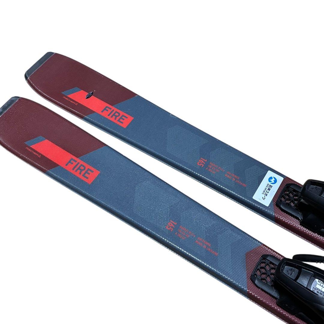 FISCHER FIRE 165cm スキー板 ビンディング付