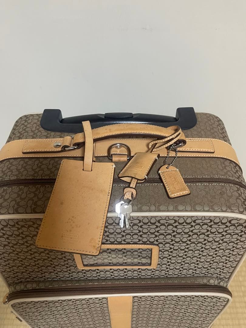 【格安】 COACH キャリーケース　シグネチャー　F05421