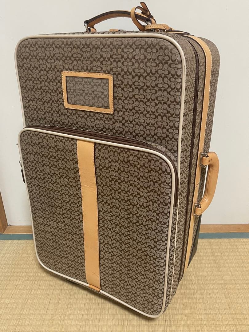 【格安】 COACH キャリーケース　シグネチャー　F05421