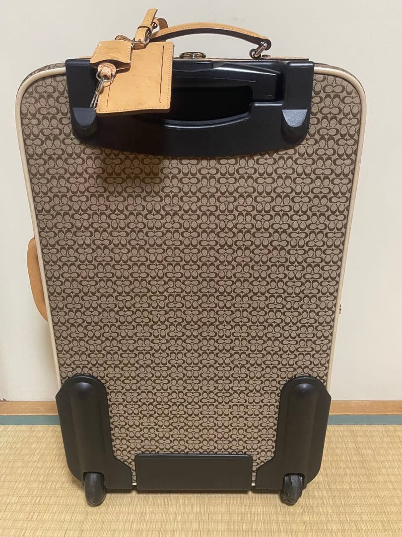 【格安】 COACH キャリーケース　シグネチャー　F05421
