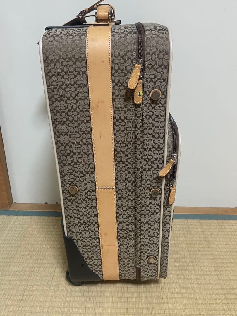 【格安】 COACH キャリーケース　シグネチャー　F05421