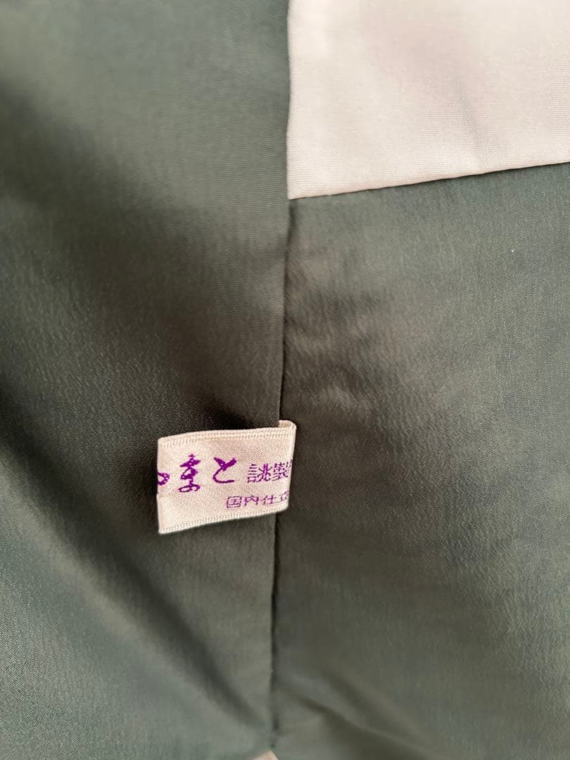 きものやまと ポリエステル着物 千鳥格子 Sサイズ 広衿 袷