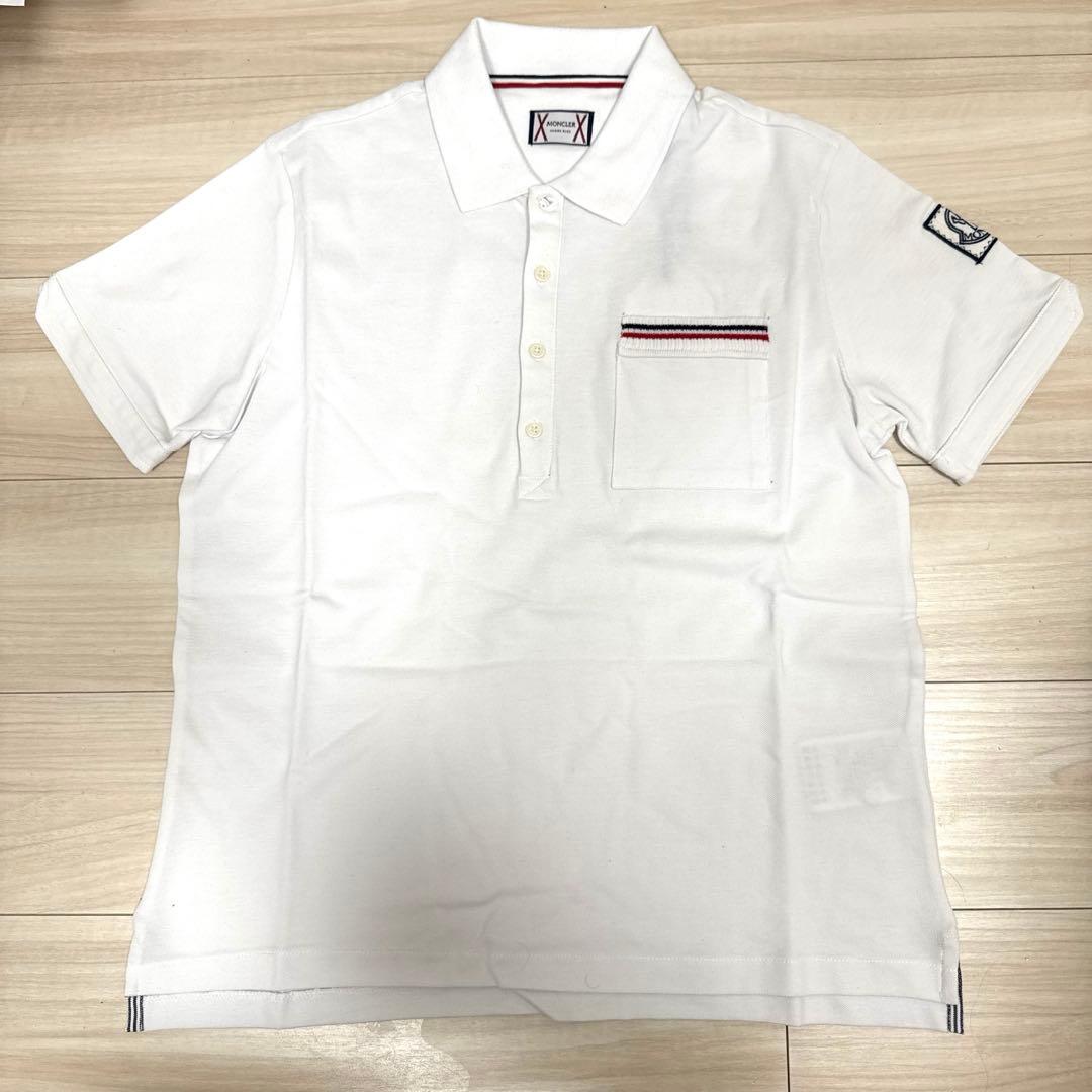 MONCLER モンクレール GAMME BLEU ポロシャツ S ホワイト