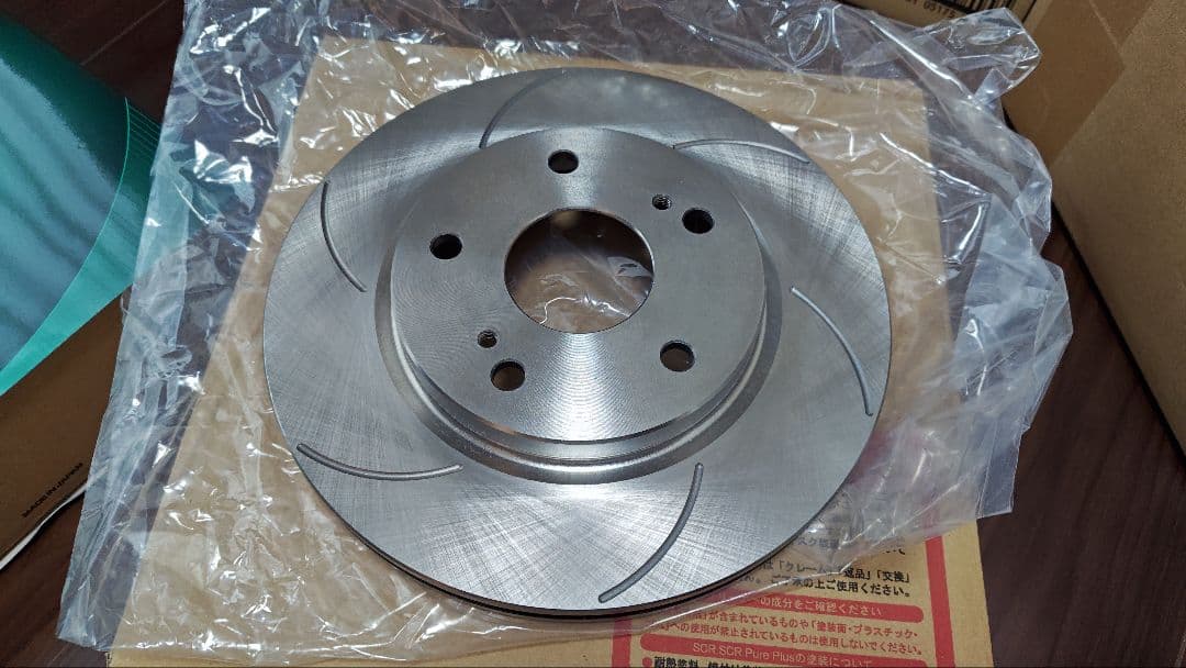 スイフトスポーツ ZC32s Project μ ブレーキローター スリット付き