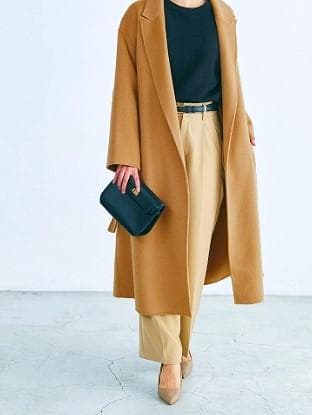 リバーロングコート・ウール100%（新品未使用）