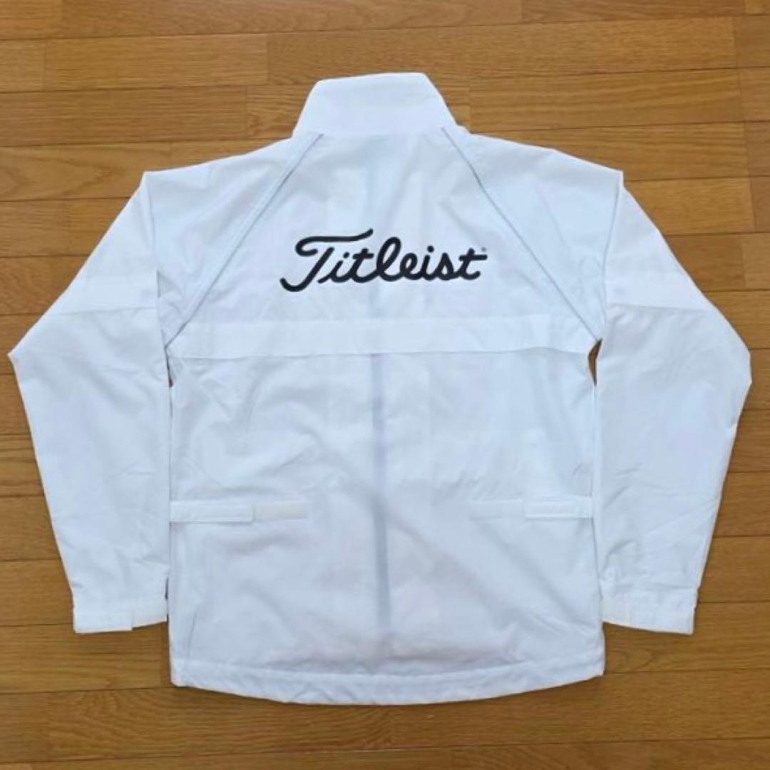 【美品】Titleist レインウェア セットアップ ホワイト/ブラックL
