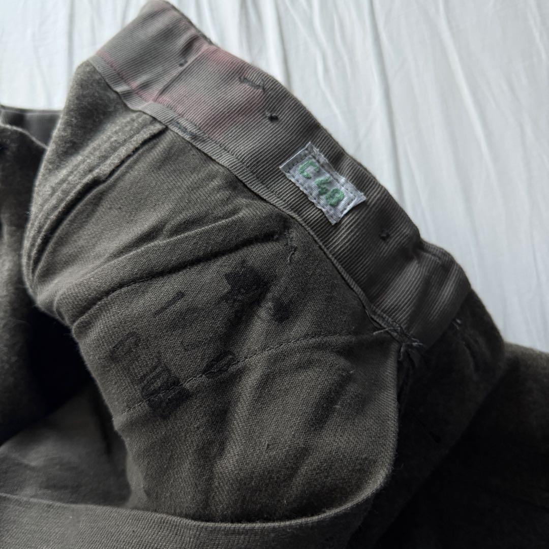 ビンテージ スウェーデン軍 M-58 ウール カーゴ パンツ ミリタリー