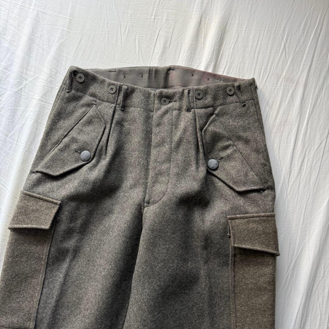 ビンテージ スウェーデン軍 M-58 ウール カーゴ パンツ ミリタリー