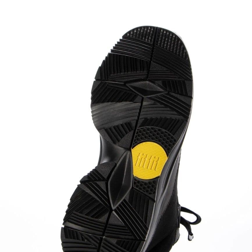 fitfit 新品24.5◆レースアップスニーカーブーツWoW （ブラック）