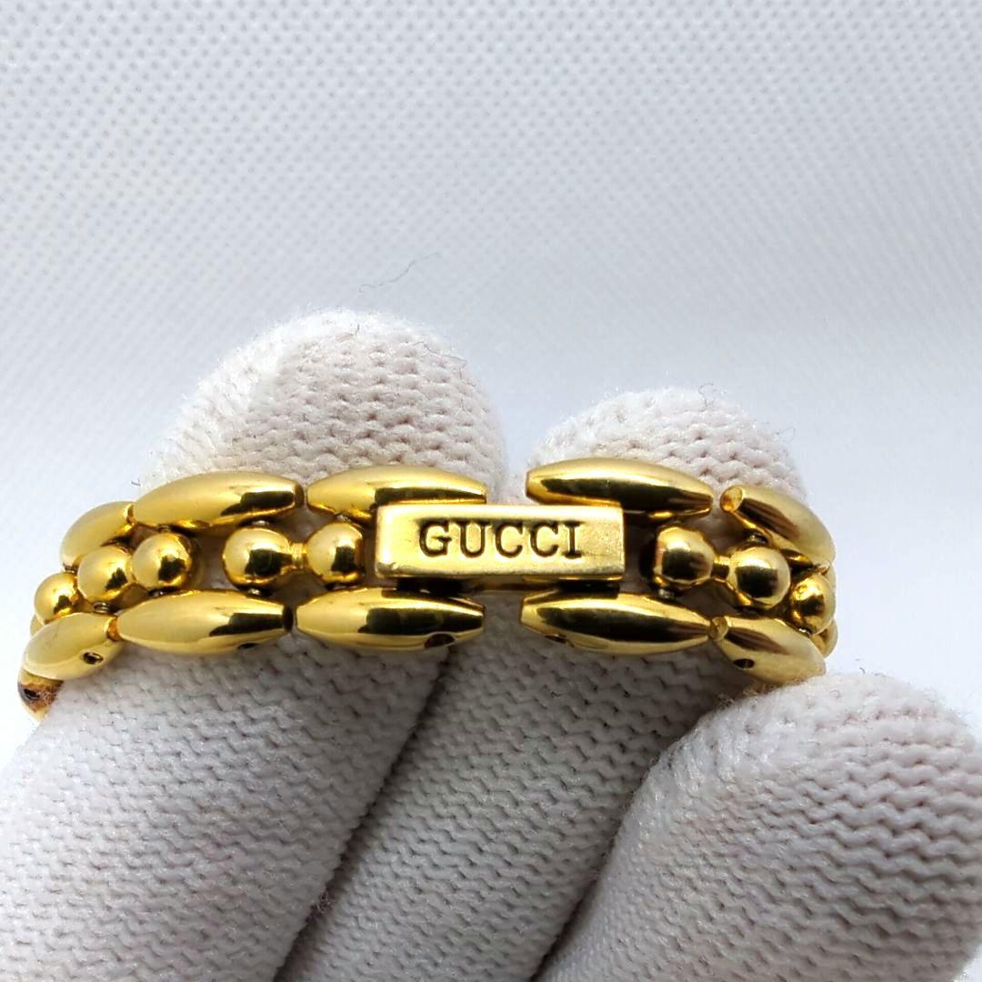 【美品 新品電池交換済】GUCCI チェンジベゼル ウォッチ 替えベゼル付き