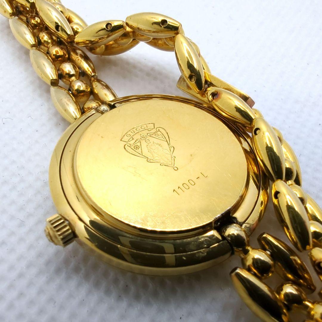 【美品 新品電池交換済】GUCCI チェンジベゼル ウォッチ 替えベゼル付き