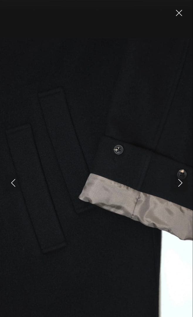 SATORU SASAKI サトルササキ ブラック コート　46