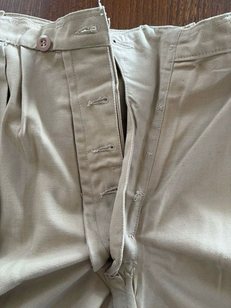 【VINTAGE デットストック】フランス軍 M52 チノトラウザーズ前期型