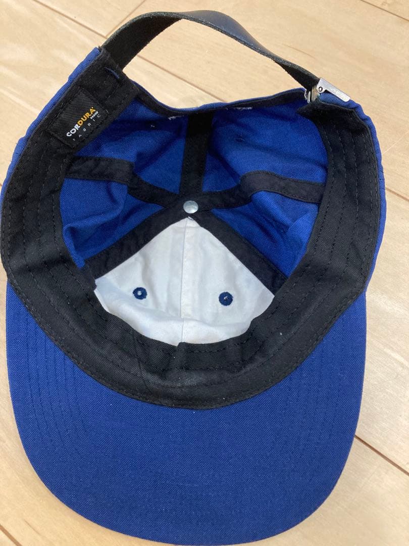 SUPREME ネイビーキャップ Sロゴ刺繍