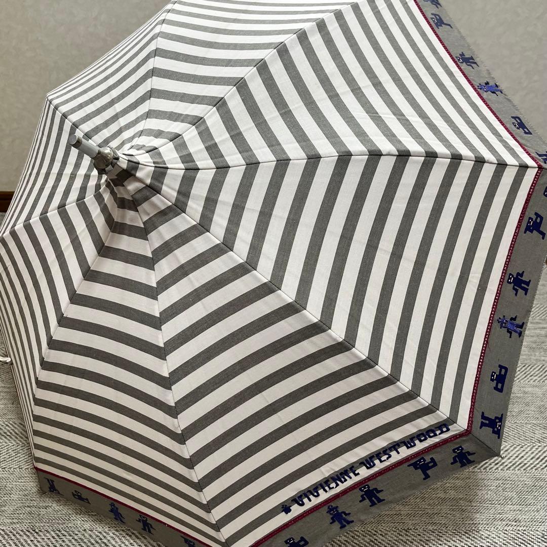 ヴィヴィアンウエストウッド　UV加工晴雨兼用パラソル　パゴタ傘　バンブー
