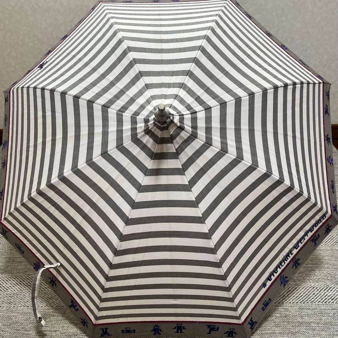 ヴィヴィアンウエストウッド　UV加工晴雨兼用パラソル　パゴタ傘　バンブー