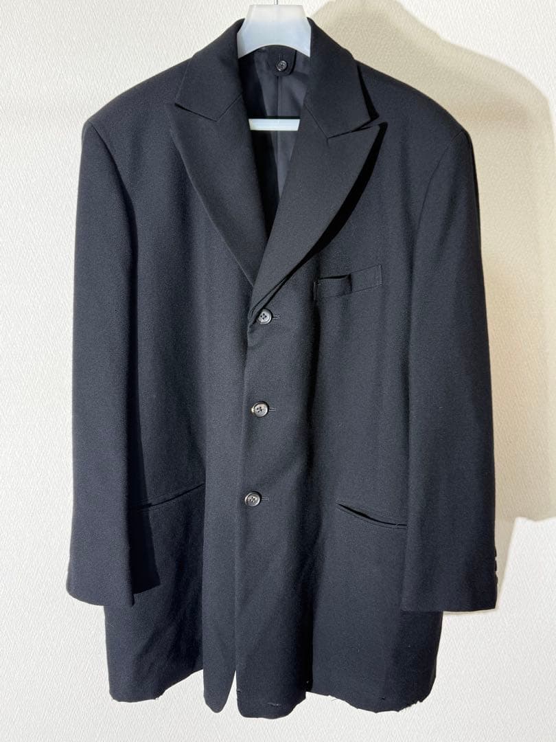 ヨウジヤマモトプールオム 94aw 2重襟 テーラードジャケット