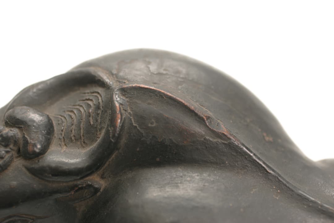 【即購入可】伏見焼／九々翁在銘／人形／牛／丑／大黒天／骨董／古美術／古民藝／飾物