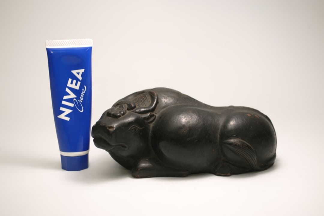 【即購入可】伏見焼／九々翁在銘／人形／牛／丑／大黒天／骨董／古美術／古民藝／飾物