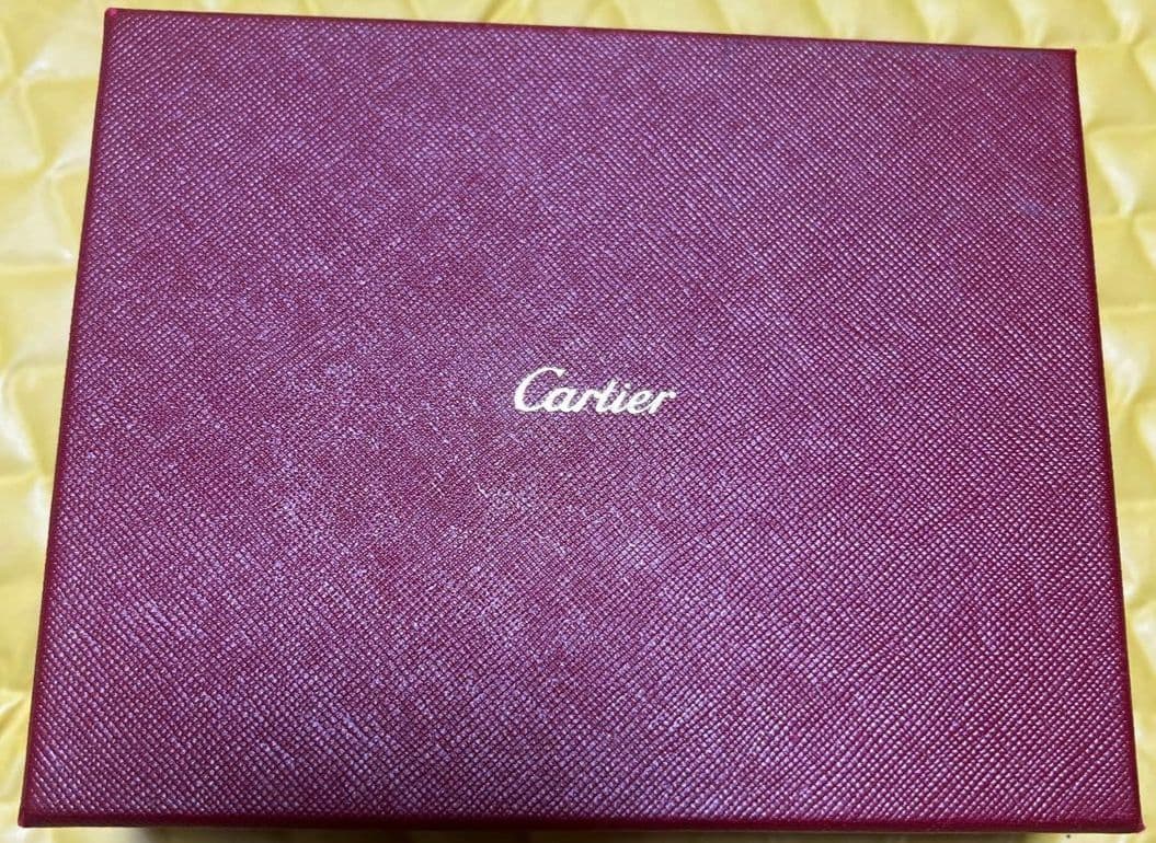 Cartier カルティエ 二つ折り財布 マスト ドゥ ブラック ボルドー