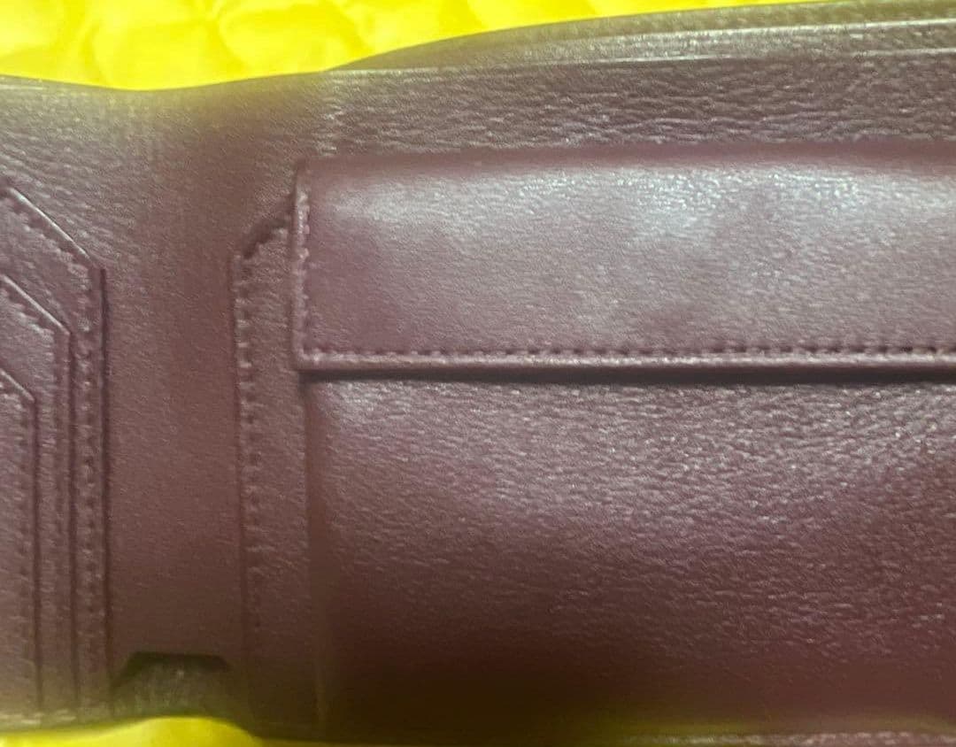 Cartier カルティエ 二つ折り財布 マスト ドゥ ブラック ボルドー