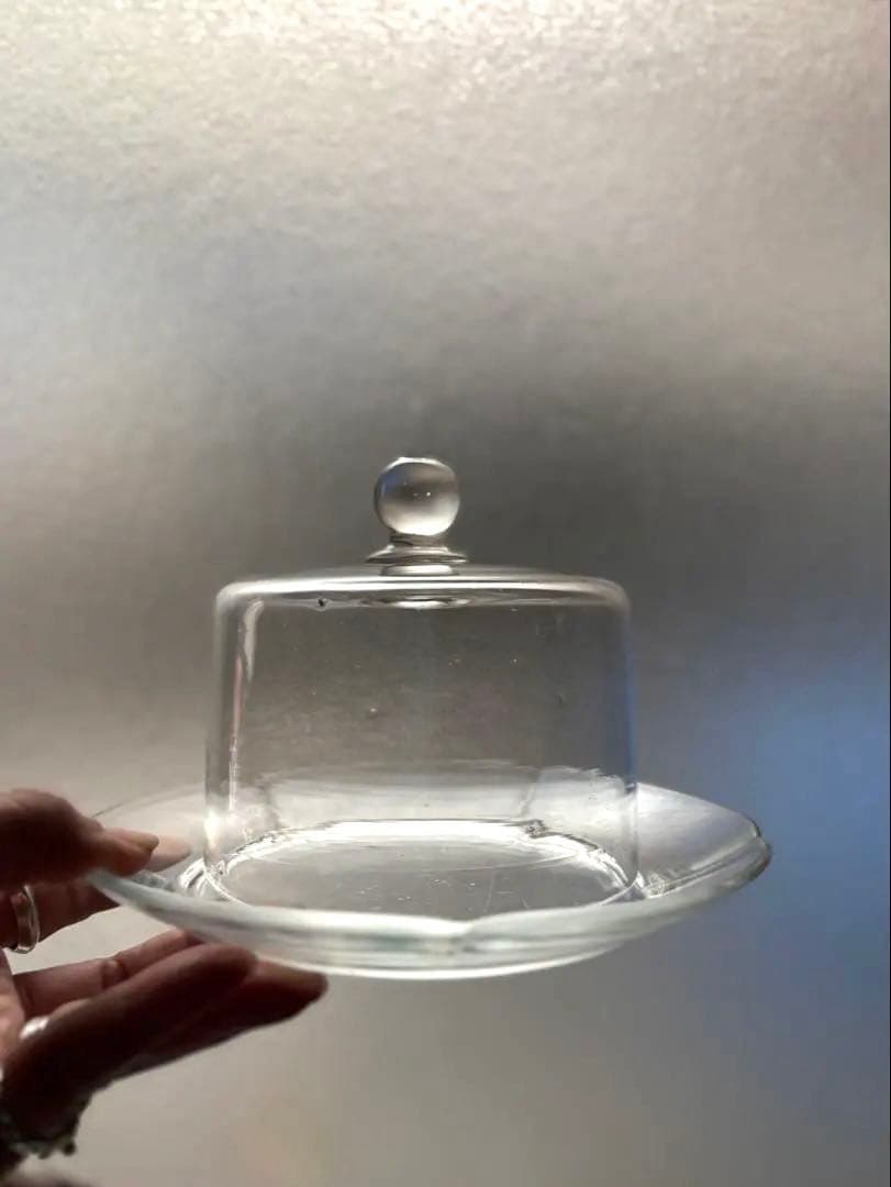 678 フランスアンティーク 古いチーズドーム ガラスドーム 蚤の市購入 パリ