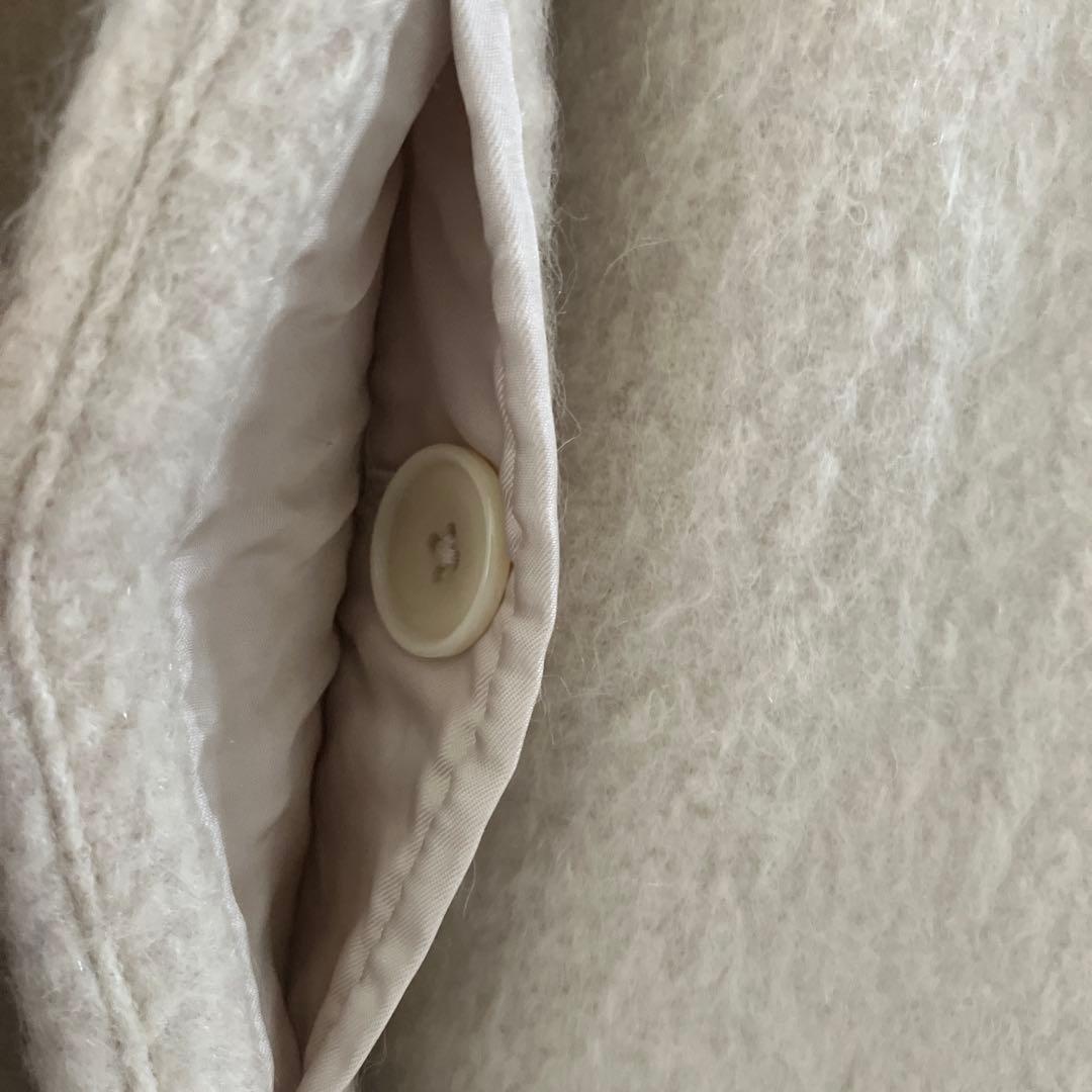 美品ジャーナルスタンダードレサージュ　シャギーウールモヘヤビッグチェスターコート