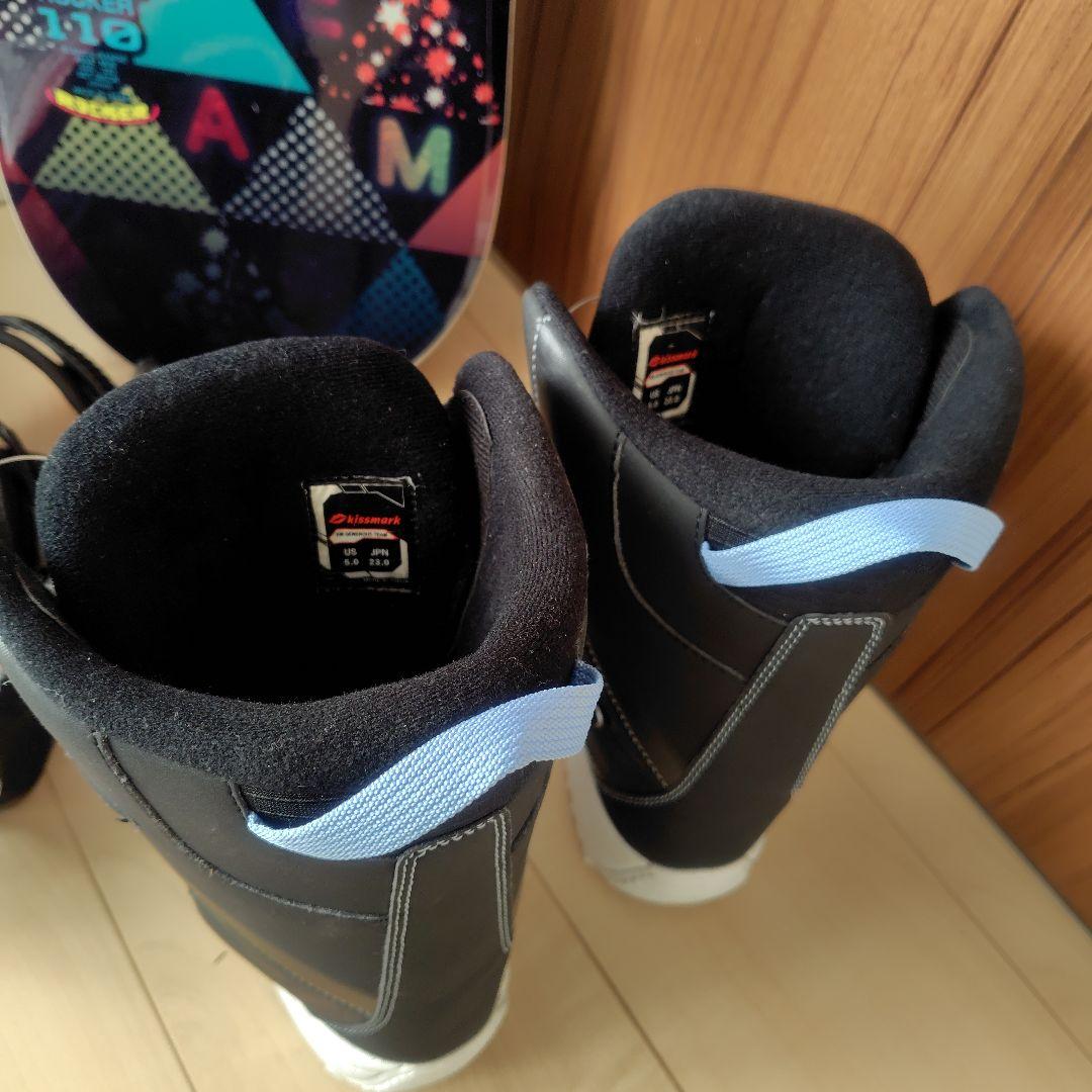 キッズスノーボード ビンディング・ブーツ3点セット