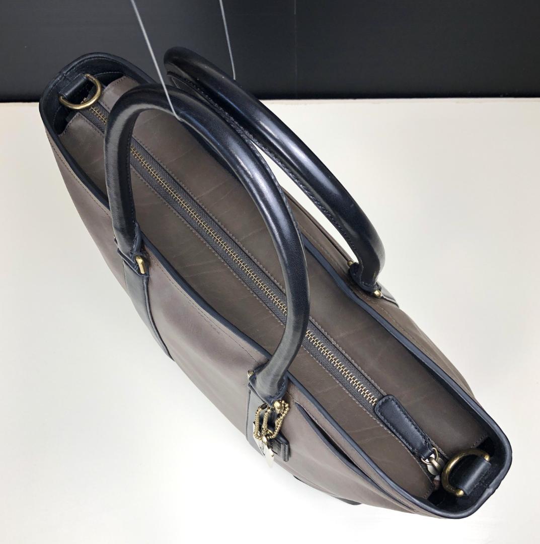✨美品♣コーチ☆ブリーカー◆2WAY♡ビジネスバッグ★上質レザー◇大容量☆A4可