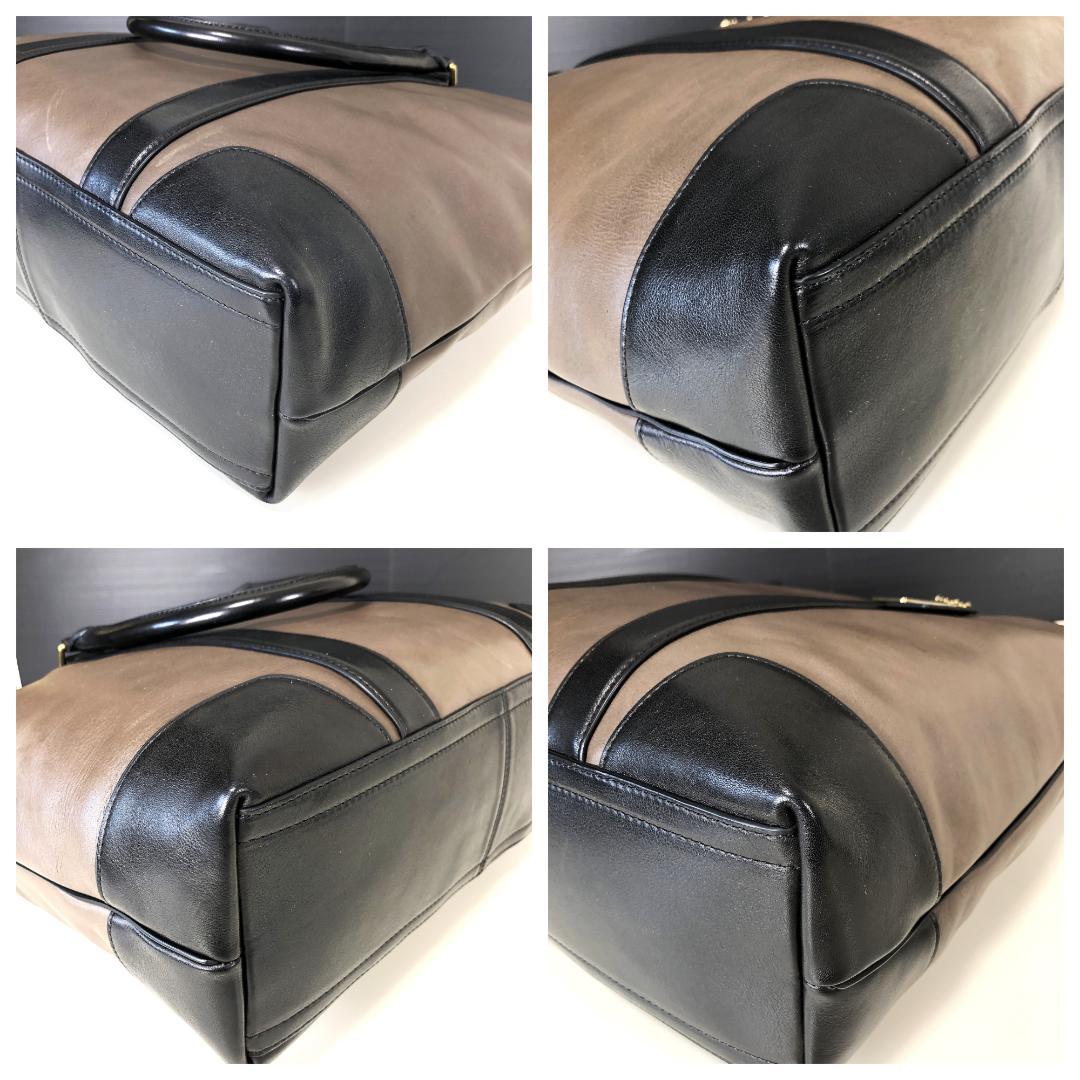 ✨美品♣コーチ☆ブリーカー◆2WAY♡ビジネスバッグ★上質レザー◇大容量☆A4可