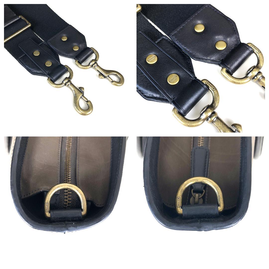 ✨美品♣コーチ☆ブリーカー◆2WAY♡ビジネスバッグ★上質レザー◇大容量☆A4可