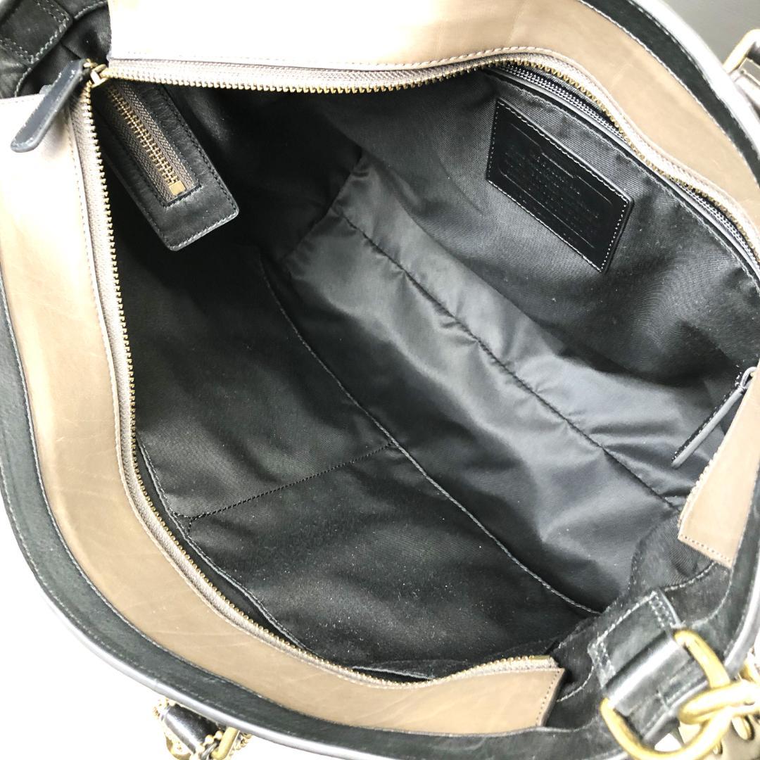 ✨美品♣コーチ☆ブリーカー◆2WAY♡ビジネスバッグ★上質レザー◇大容量☆A4可