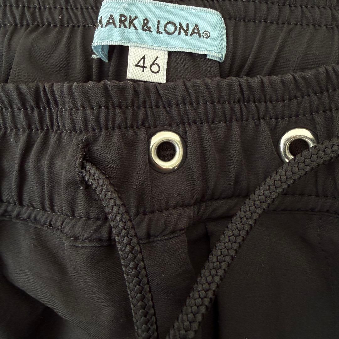 マークアンドロナ　防寒　裏地付き　ジョガーパンツ　黒　2WAY S〜M相当　46