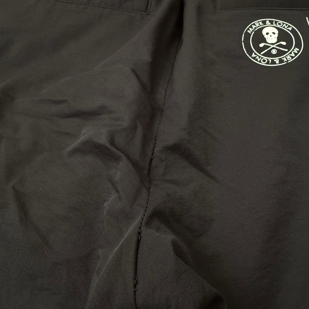 マークアンドロナ　防寒　裏地付き　ジョガーパンツ　黒　2WAY S〜M相当　46