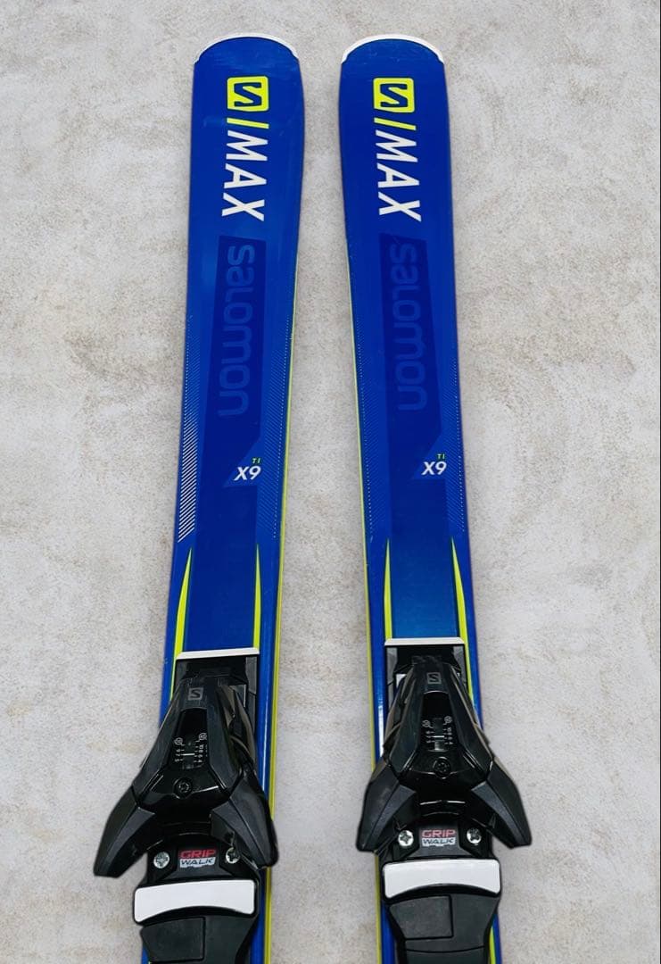 （美品）SALOMON S/MAX X9 TI 165cm ビンディング Z12