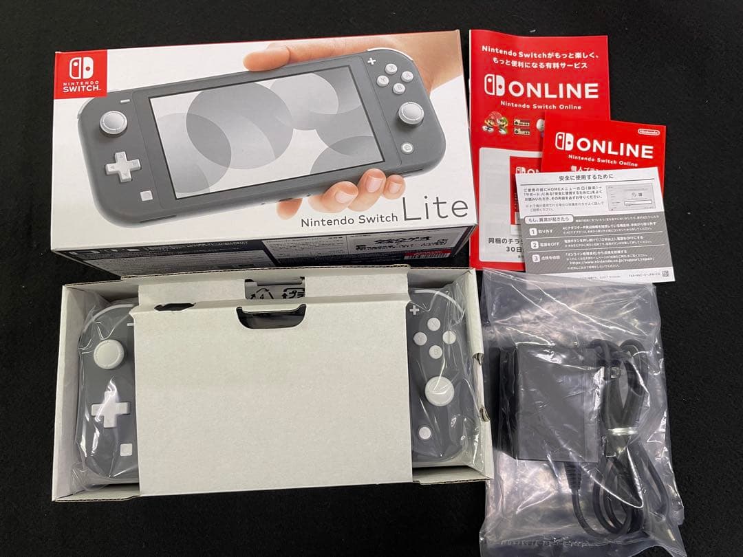 [美品] Nintendo switch Lite 本体 グレー 2024年製