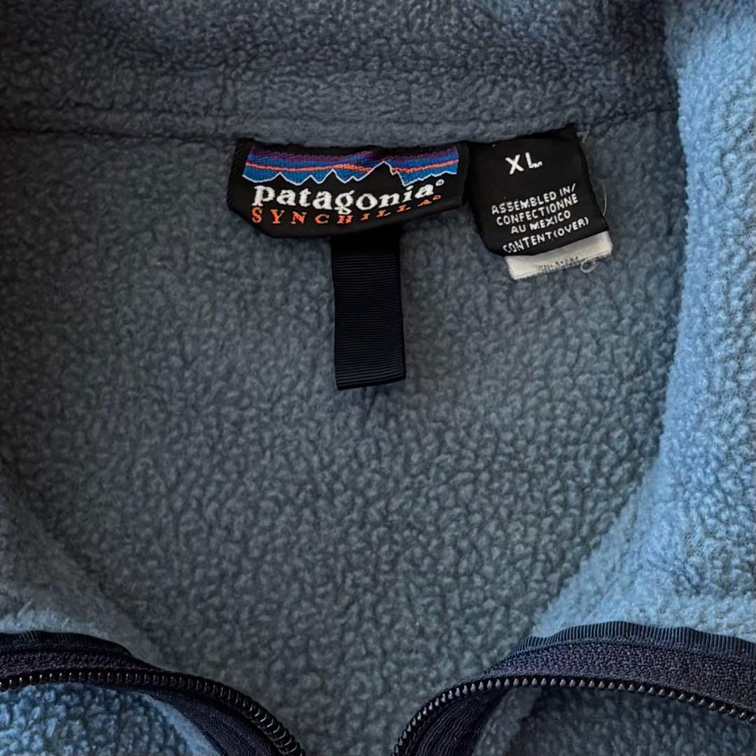 希少色 90s Patagonia マースピアル パタゴニア スナップT 水色