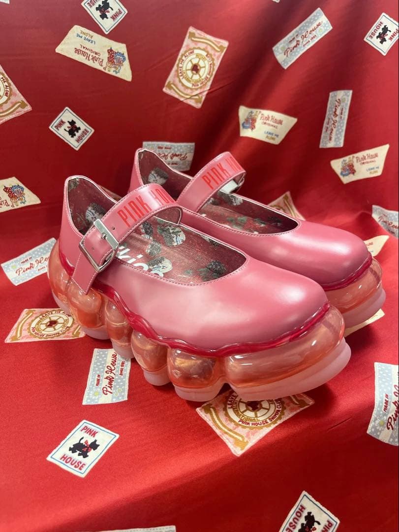 ミキオサカベ ピンクハウス コラボ メリージェーン