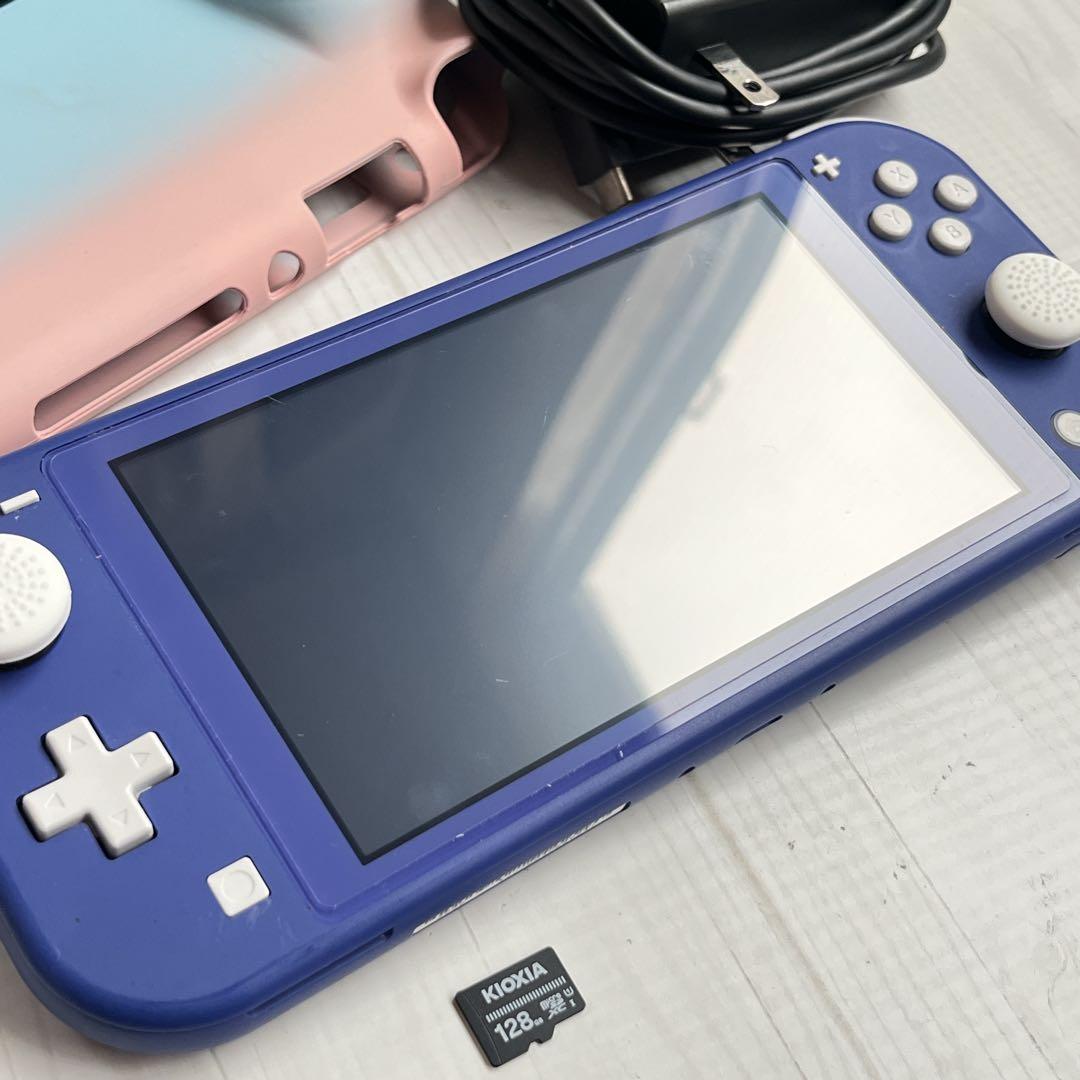 Switch Lite スイッチ ライト ブルー 本体 microSDアダプター