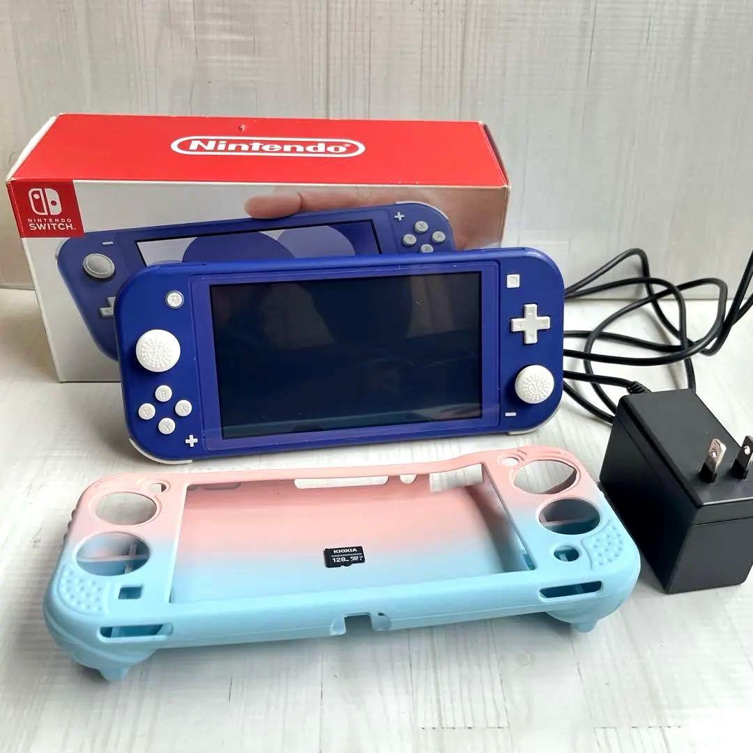 Switch Lite スイッチ ライト ブルー 本体 microSDアダプター