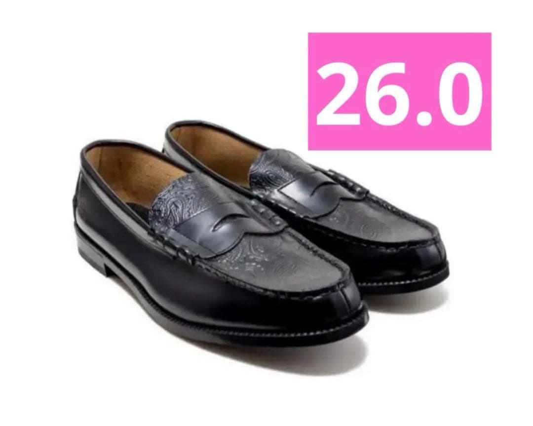 kenford fine shoesケンフォード ペイズリー ローファー26.0