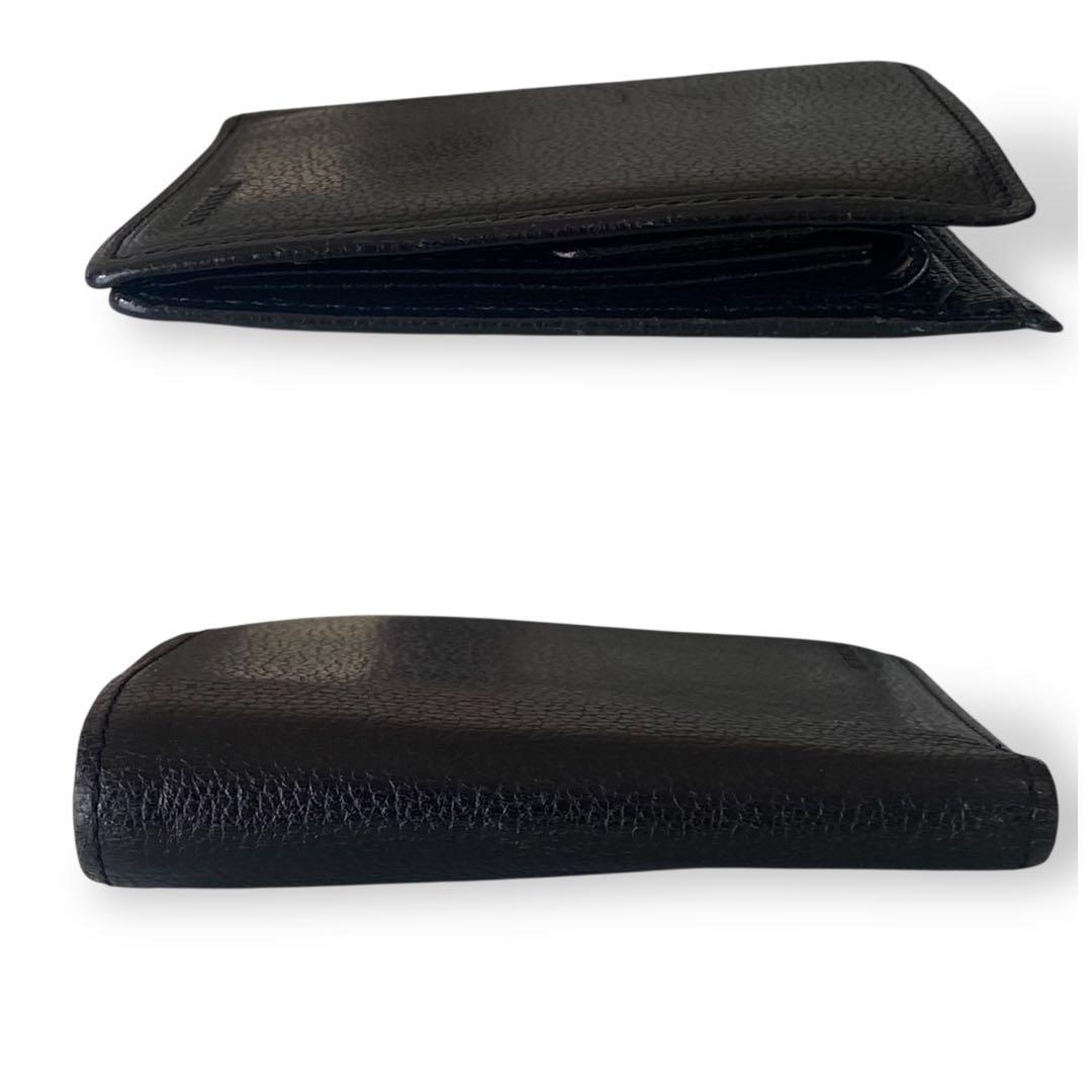 未使用に近い　BURBERRY バーバリー　ブラック 二つ折り財布