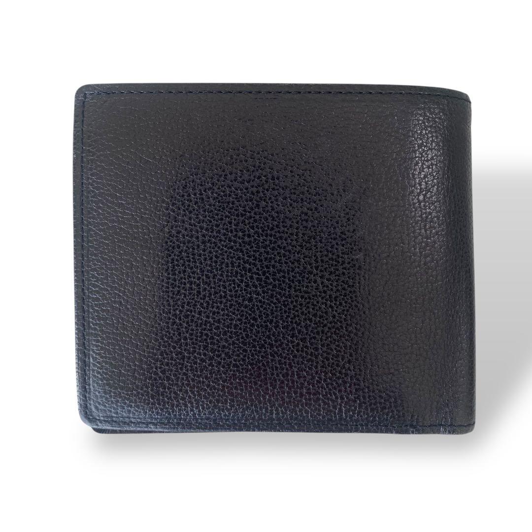 未使用に近い　BURBERRY バーバリー　ブラック 二つ折り財布