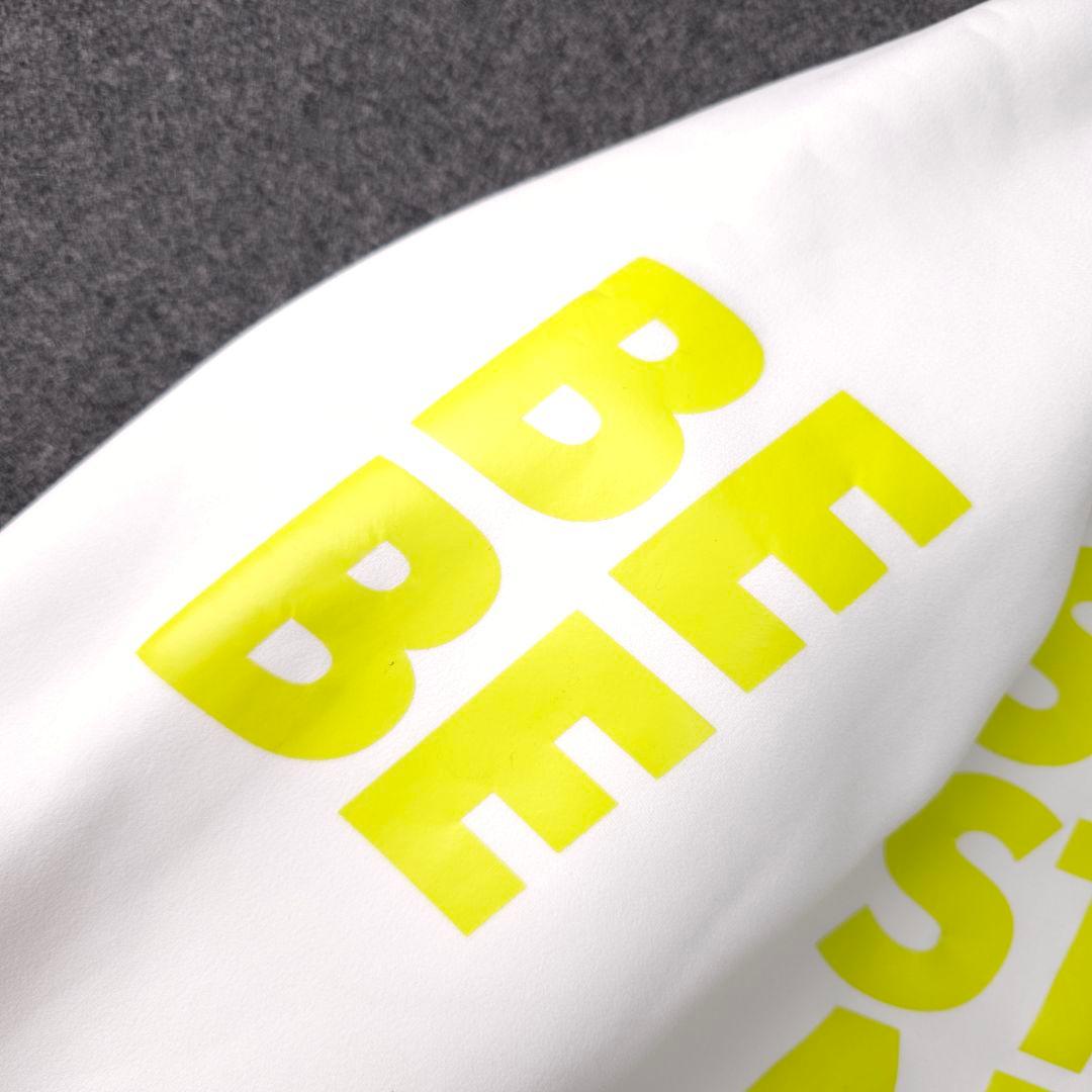 近年 アドミラルゴルフ 秋冬 ダンボールニット プルオーバートレーナー 白 LL