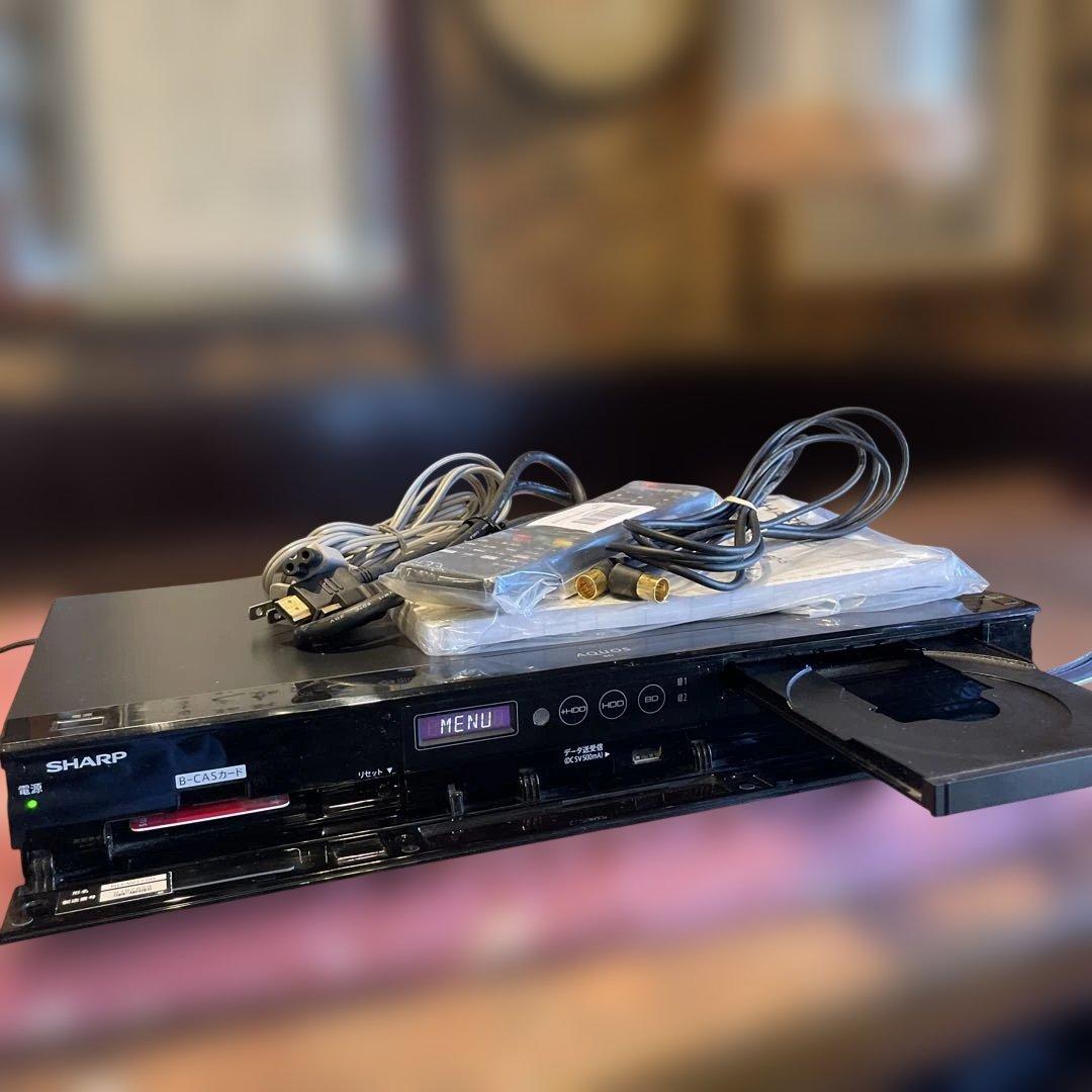 SHARP BD-W1700 12倍録 1TB 純正リモ等付フル装備 完動品！