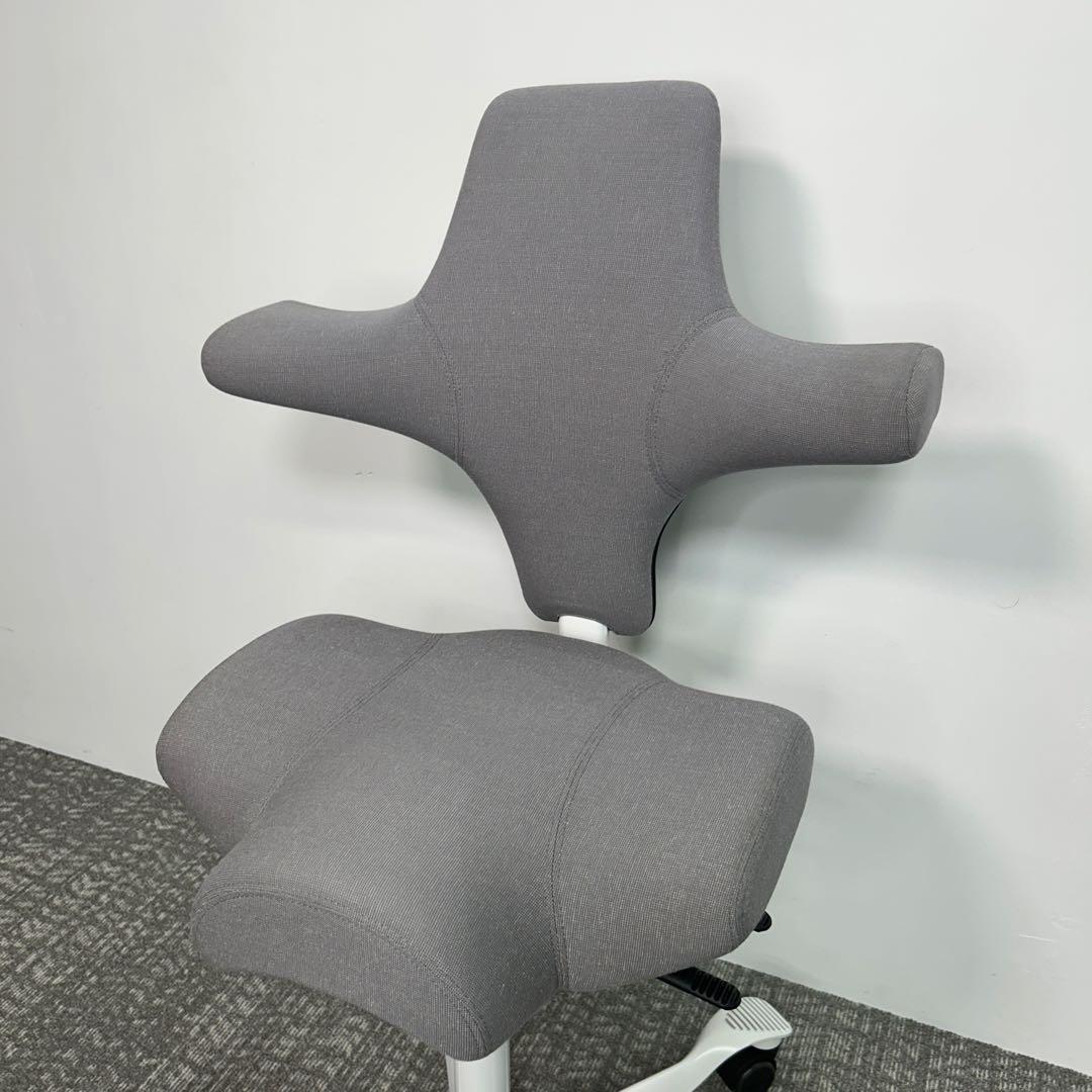 【G】オフィスチェア HAG Capisco ホーグ カピスコ 布張 グレー
